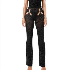 AMINA PANT BLACK I AM GIA